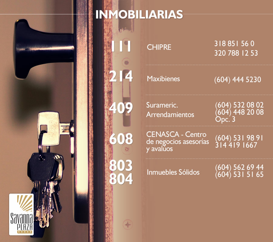 INMOBILIRIAS